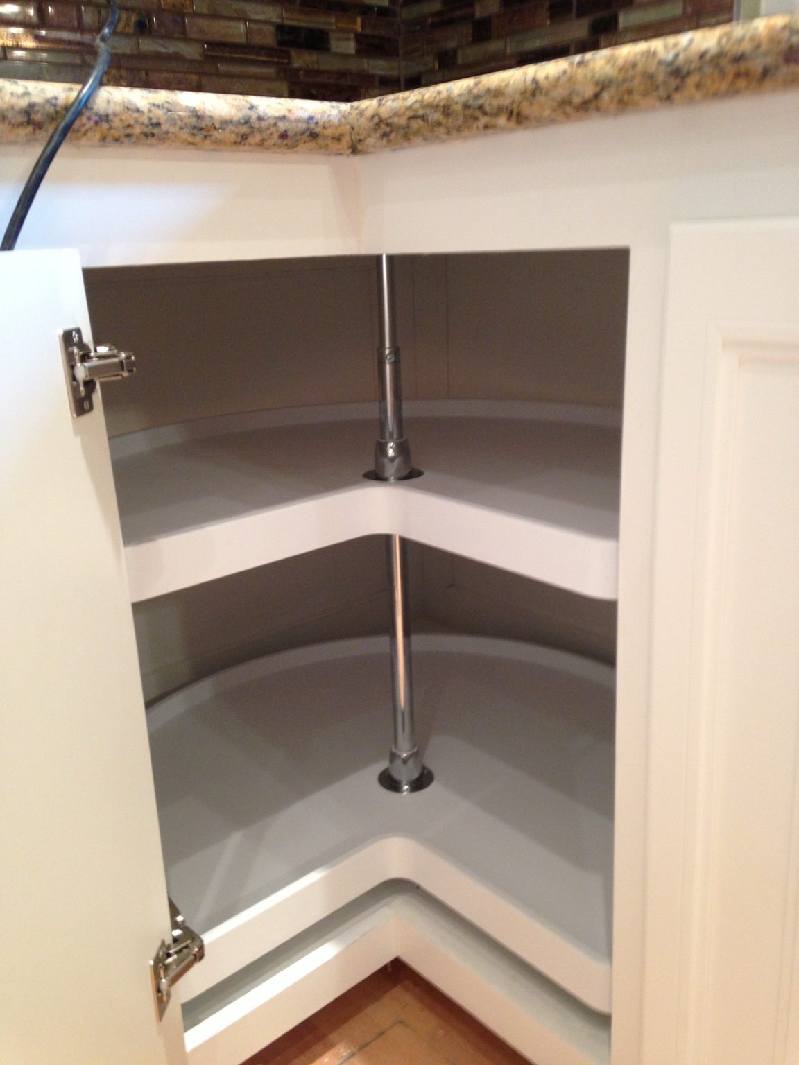 Custom corner cabinet system