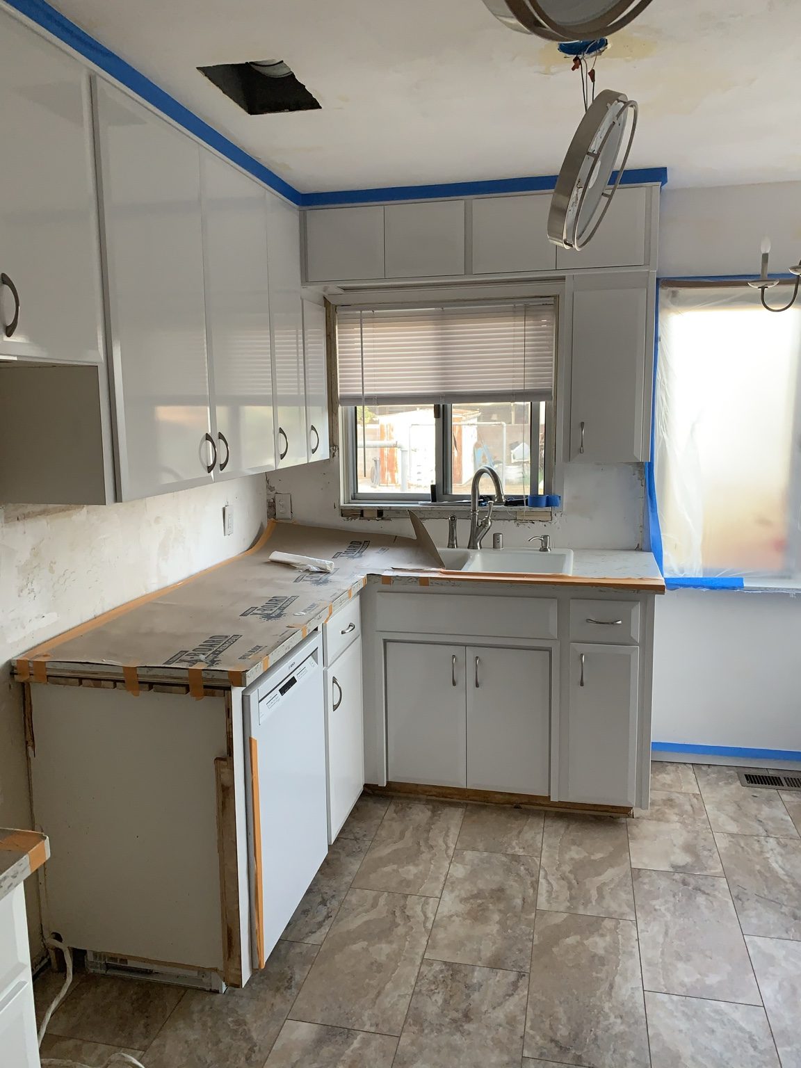 Kitchen remodel in progress