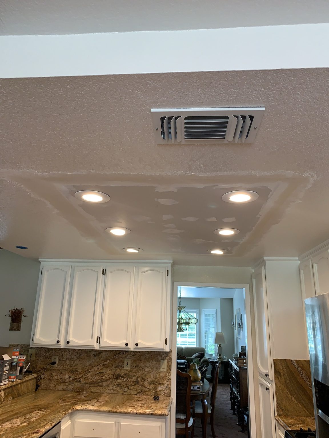 Finished white kitchen project
