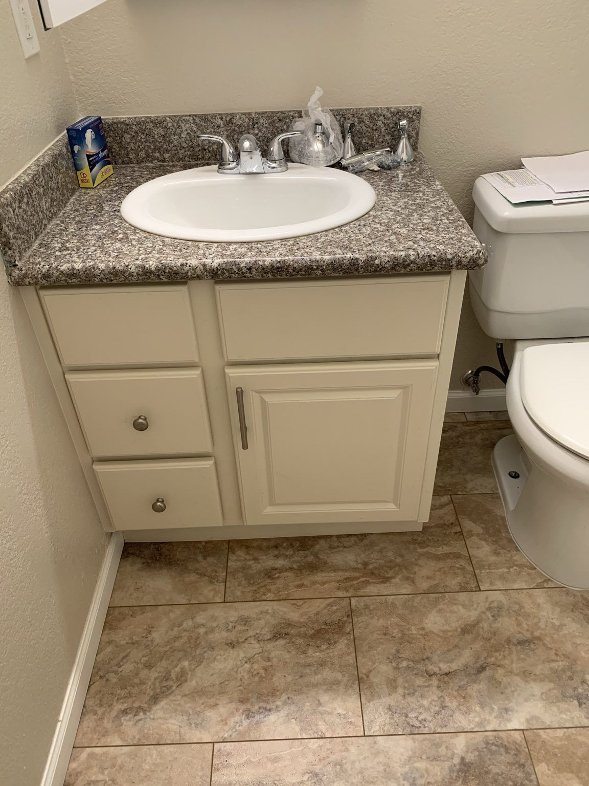 Built-in cabinet shelving project
