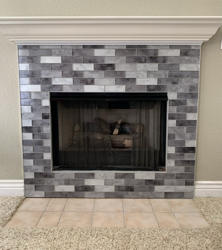 Completed home improvement project