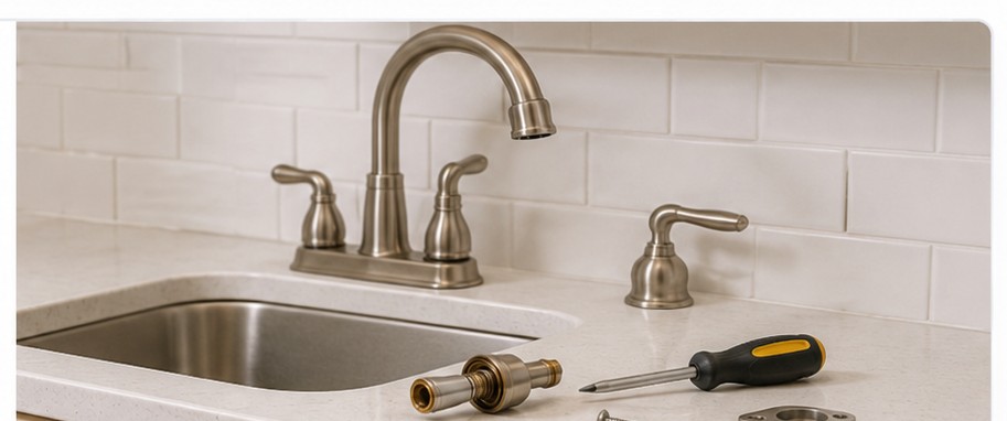 Kitchen faucet and fixture replacement or repair