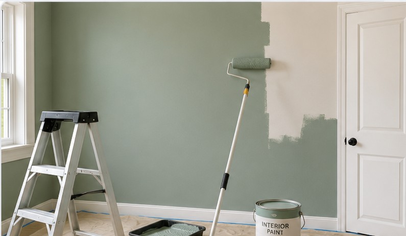 Interior painting of walls, doors and trim